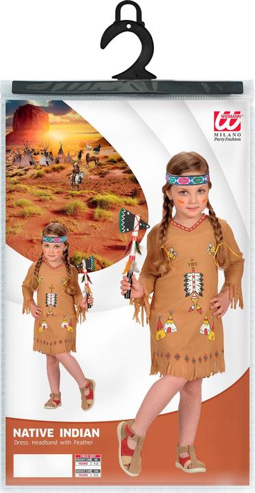 Immagine prodotto Widmann Costume per bambini ragazza indiana (98)