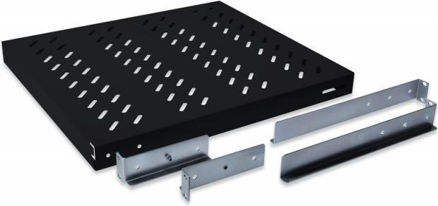 Actual product image Digitus DN-19 TRAY-1-800-SW Shelf fixed 525mm, max. 50kg black