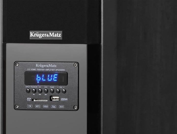 Actual product image Krüger&Matz Active speakers Kruger & Matz Passion, set 2.0, black (Set, 80 W)