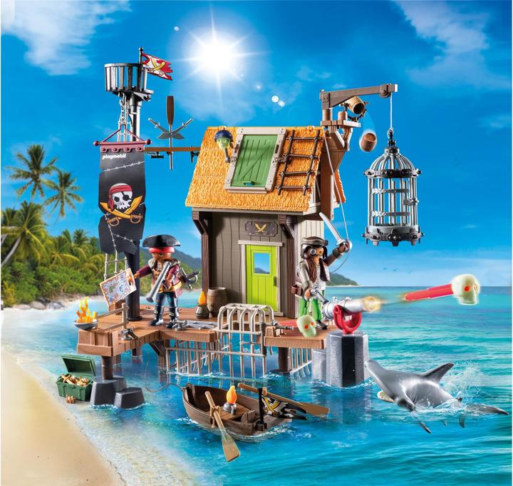 Produktbild Playmobil Piratenhafen mit Seeräuber-Gefängnis (71792, Playmobil Pirates)