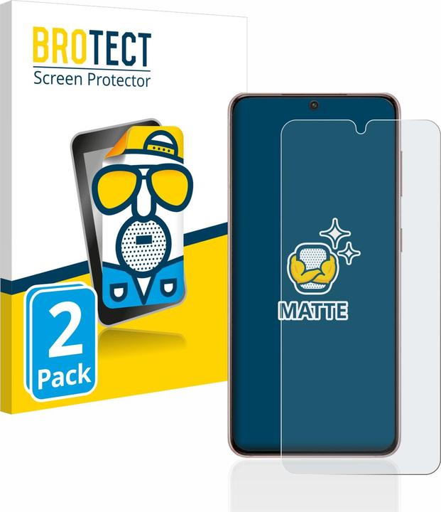 Produktbild BROTECT Entspiegelungs-Schutzfolie Displayschutz Matt (2 Stück, Samsung Galaxy S21+)