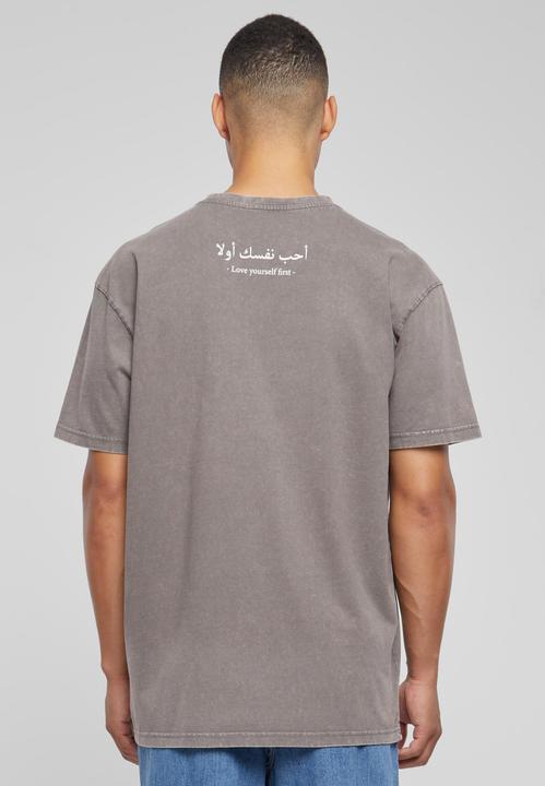 Immagine prodotto Merchcode Maglietta oversize pesante lavata con acido Love Yourself First - 105781 (XXL)