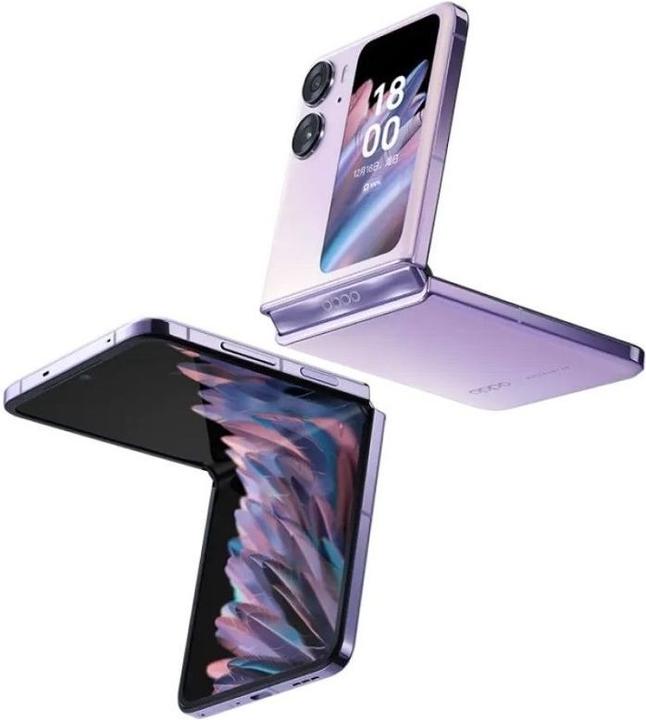 Immagine prodotto OPPO Find N2 Flip (256 GB, Viola chiaro di luna, 6.80", Doppia SIM, 50 Mpx, 5G)