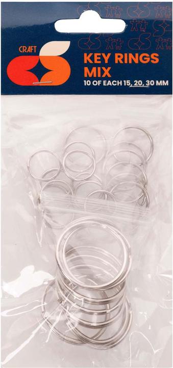 Actual product image Colorations - Schlüsselanhänger-Sortiment, 30-tlg.