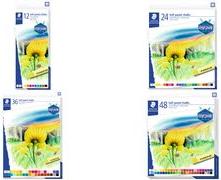 Immagine prodotto Staedtler 2430 Scatola di cartone con 36 pezzi di pastelli morbidi, assortiti (Colori assortiti, 36 x)