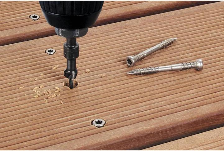 Actual product image wolfcraft wolfcraft 1 Vorbohrer mit Senker, S=6-kt., ø4,5-12 (12 mm)