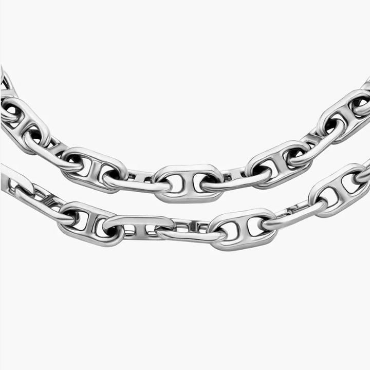 Immagine prodotto Fossil Bracciale Heritage (33.50 cm, Acciaio inossidabile)