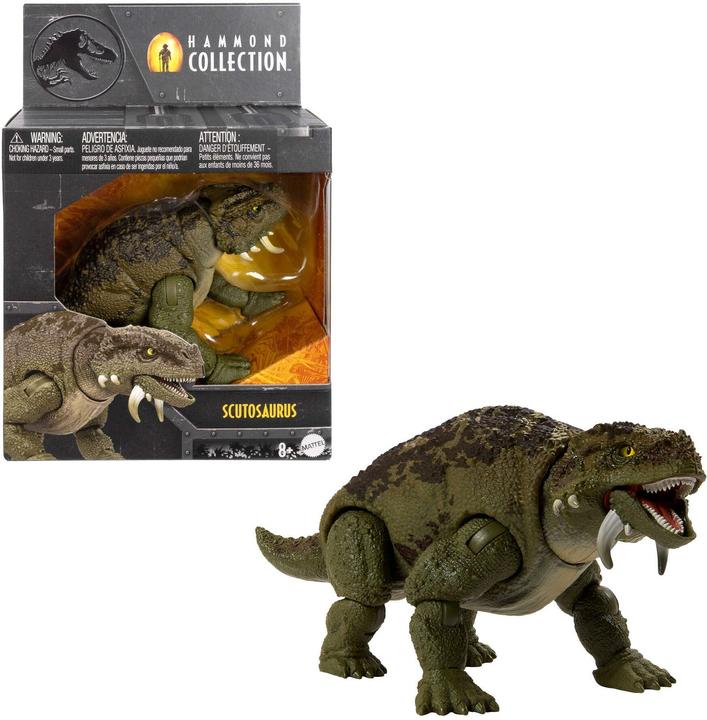 Actual product image Mattel JW Hammond Collection - Pack Dino #3 - Scutosaurus