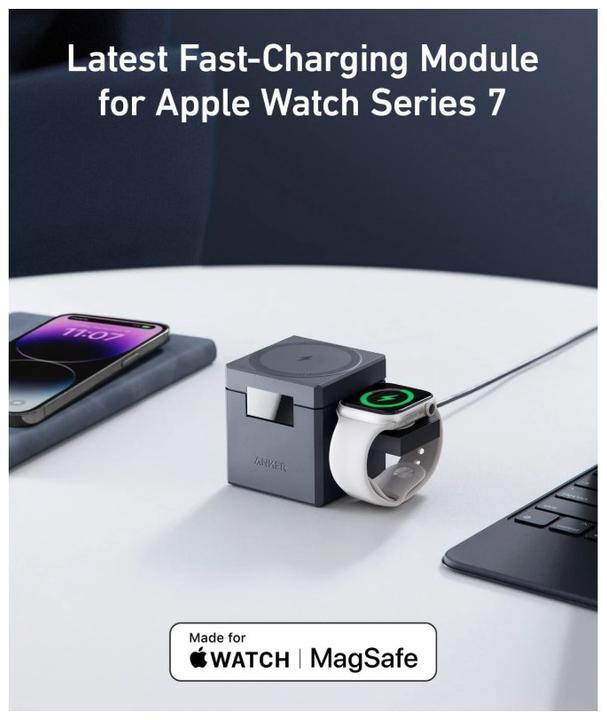 Produktbild Anker 3-in-1 Cube with MageSafe 2B2 (30 W)