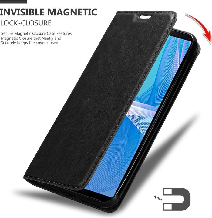 Immagine prodotto Cadorabo Libro Invis. Coperchio magnetico (Sony Xperia 10 III)