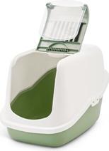 Actual product image Savic kattenbak nestor botanical groen (Cat litter box closed)