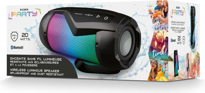 Actual product image Bigben Audio Party Mini IP Bluetooth Speaker (8.30 h, Electrical connection)