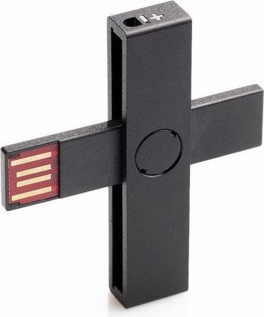 Produktbild Pluss ID smart card reader black (USB 2.0)