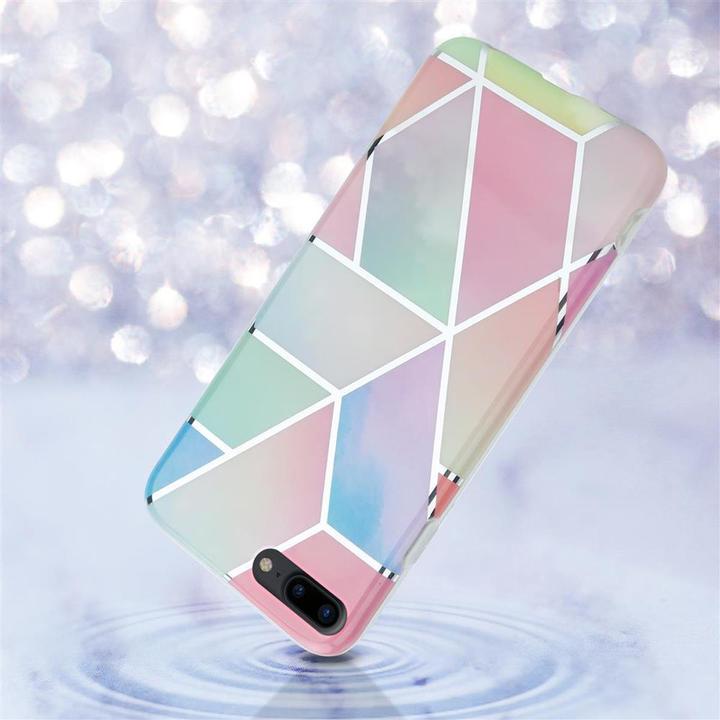 Image du produit Cadorabo Couverture IMD TPU Marbre coloré (Apple iPhone 7 Plus, Apple iPhone 7s Plus)
