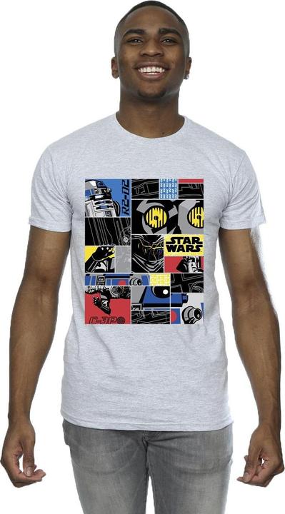 Produktbild Star Wars Droid Montage TShirt (L)