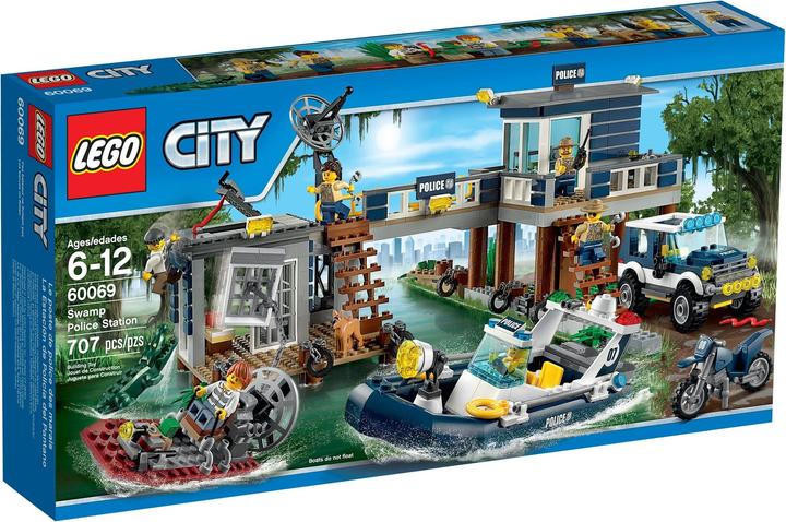 LEGO City La caserma della Polizia nelle paludi (60069, LEGO City)