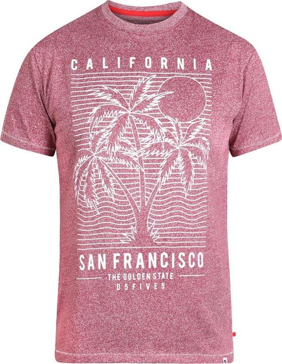 DUKE TShirt Oscar mit SanFranciscoPrint Übergrössen