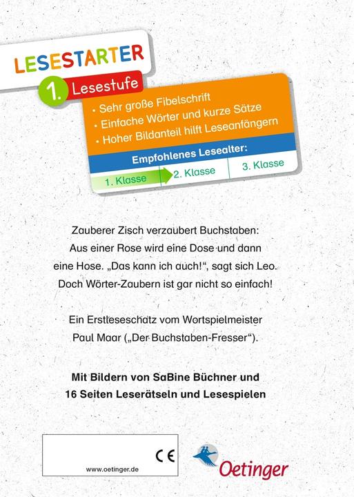 Produktbild Der Buchstaben-Zauberer (Deutsch, Paul Maar, 2019)