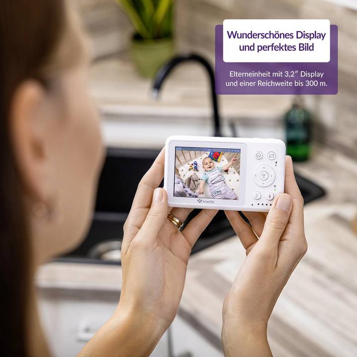 Produktbild Truelife videovaruška R4 TLVMMNCR4NNWA (Babyphone mit Kamera, 300 m)