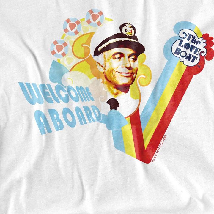 Immagine prodotto The Love Boat Welcome Aboard Maglietta Adulto Unisex (XL)