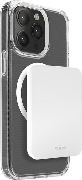 Immagine prodotto Puro Power bank Mini Power Mag 4200 mAh USB-C in/out. Banca di alimentazione - Hvid - 4200 mAh (4200 mAh, 54000000 W, 15000 Wh)