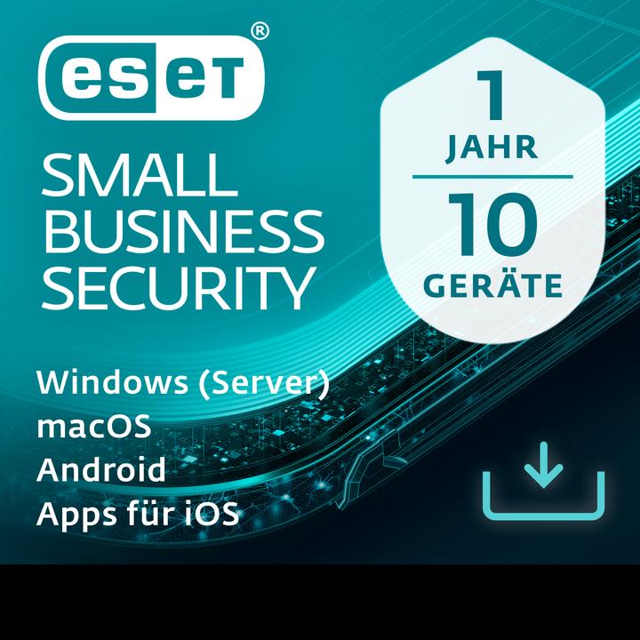 Produktbild ESET Small Business Security 10U 1Y Download Code (1 User, 10 Geräte/User, 12 Monate)
