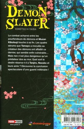 Immagine prodotto Panini Demon slayer : Kimetsu no yaiba. Tome 23 (Francese, Gotouge Koyoharu, 2022)