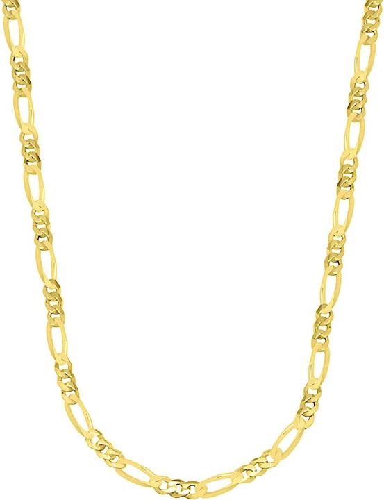 Produktbild Candy Figaro-Halskette Aigle 3.4 mm, 925 Sterling Silber, vergoldet (925 Sterling Silber, 18k vergoldet, 925er Sterlingsilber, 60 cm)