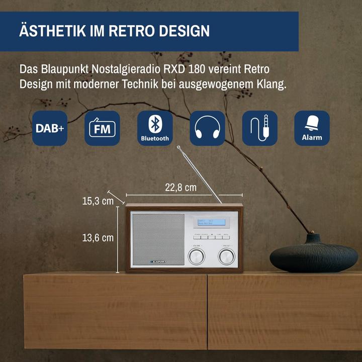 Actual product image Blaupunkt Rxd 180 Wn (PLL, FM, DAB+, VHF, Bluetooth)