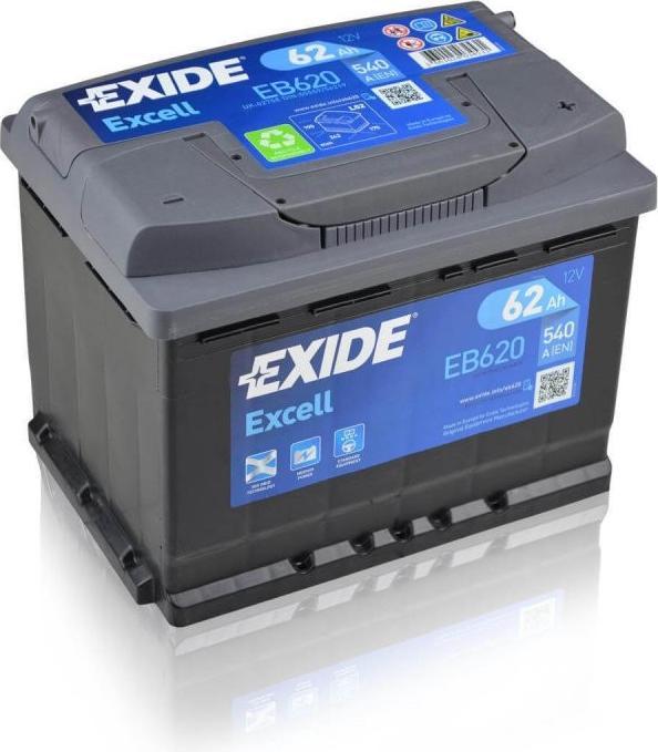 Immagine prodotto Exide Eccellenza (12 V, 62 Ah, 540 A)