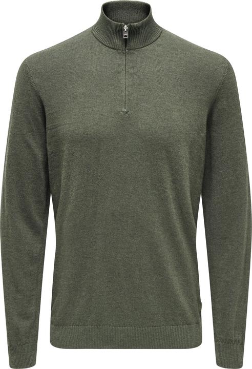 Only & Sons Normal geschnitten Rundhalsausschnitt Pullover Strickpullover (L)