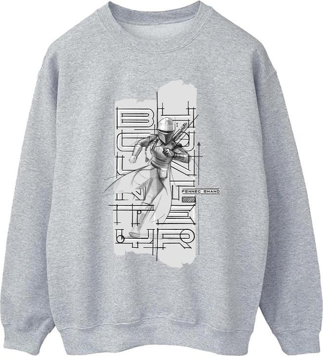 Produktbild Star Wars The Book Of Boba Fett Fennec Illustration Sweatshirt (M)