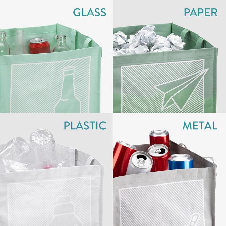 Produktbild Navaris 4er-Set Recycling Taschen (38.70 l)