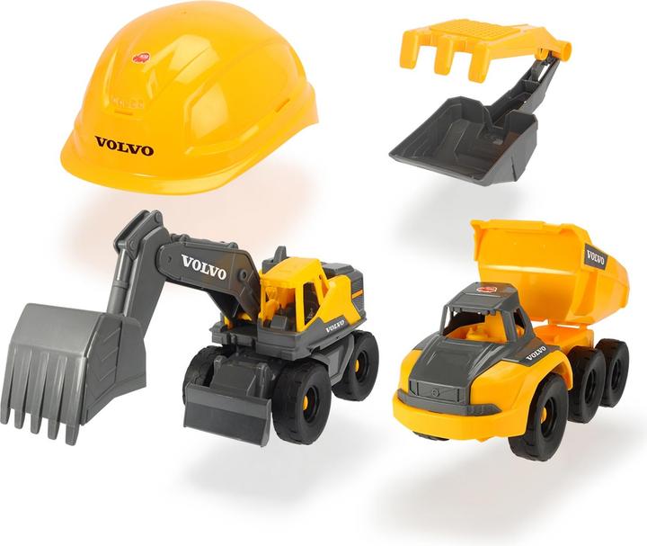 Produktbild Dickie Volvo Baufahrzeuge mit Helm