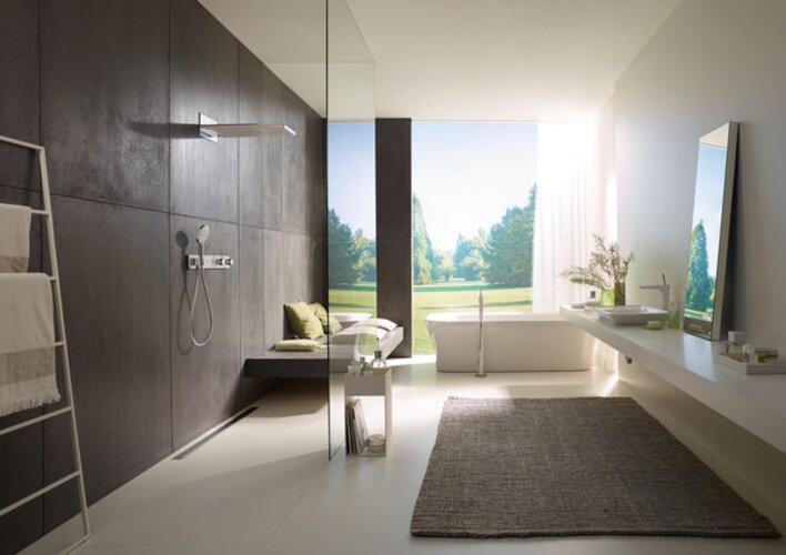 Immagine prodotto hansgrohe Soffione Rainmaker Select 580 3jet : Colore - Bianco/Cromo (3 Tipi di raggi, 20 l/min)