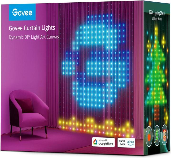 Actual product image Govee Curtain of lights (2 m)