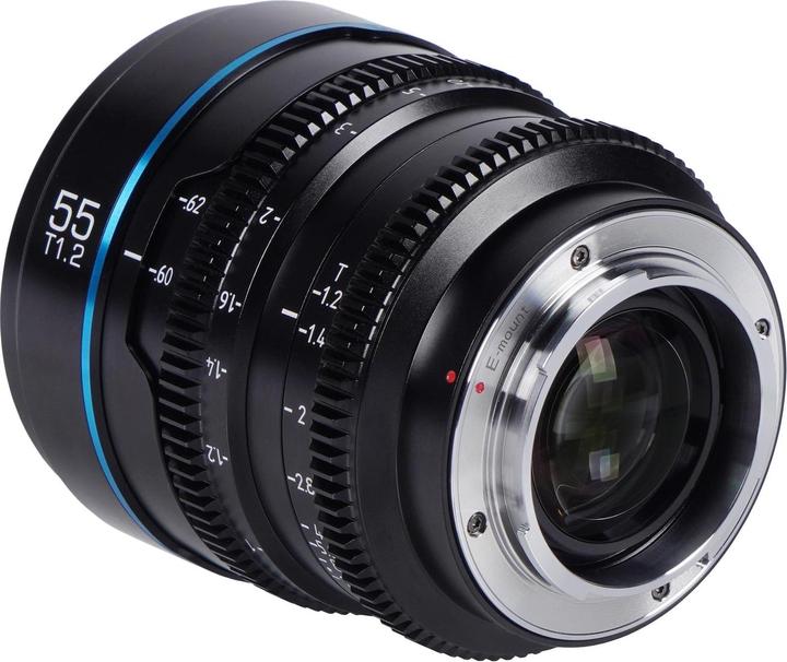 Immagine prodotto Sirui MS55E-G Night Walker 55mm T1.2 S35 Cine Lens (E-Mount Gun Metal Gray) (Novità) (In offerta) (Sony E, APS-C / DX)