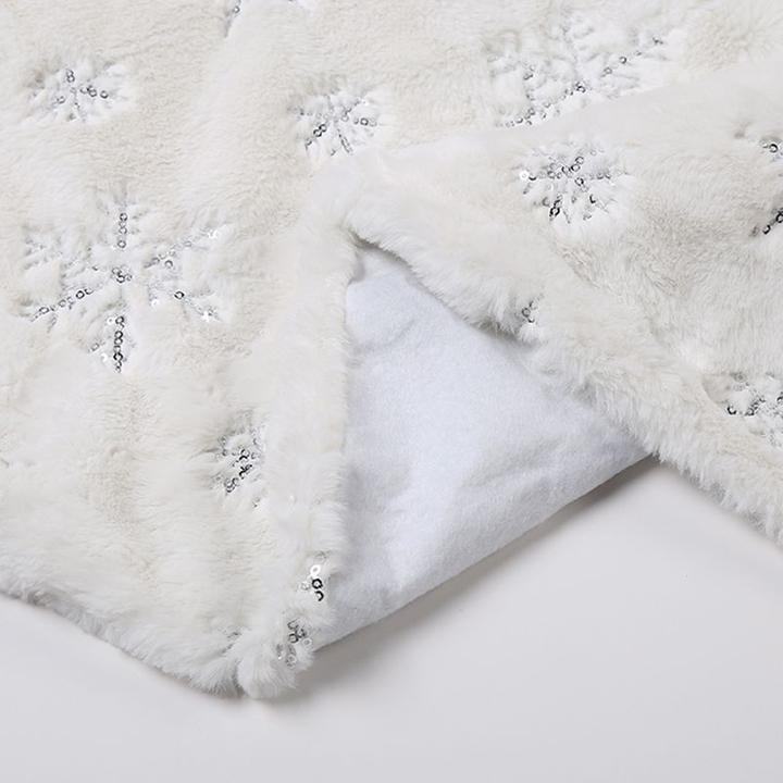 Image du produit Hermex jupe de sapin de Noël tapis de jupe de sapin de Noël couverture de sapin de Noël (1 -pièce)