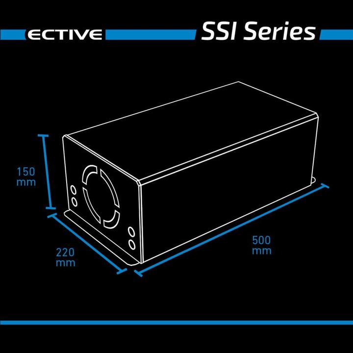 Immagine prodotto Ective Inverter SSI30 24V 3000W convertitore di tensione MPPT regolatore di carica solare UPS