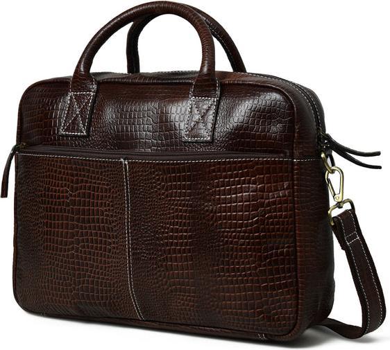Image du produit Only-Bags.Store Porte-documents en cuir Laurent- Marron foncé