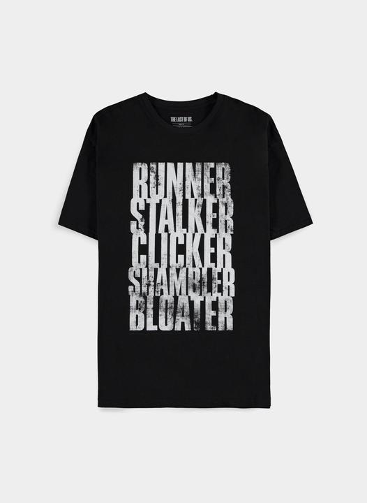 Actual product image Difuzed The Last Of Us - Run Stalk Click Shamble Bloat - Men's Short Sleeved T-shirt - XL (XL)