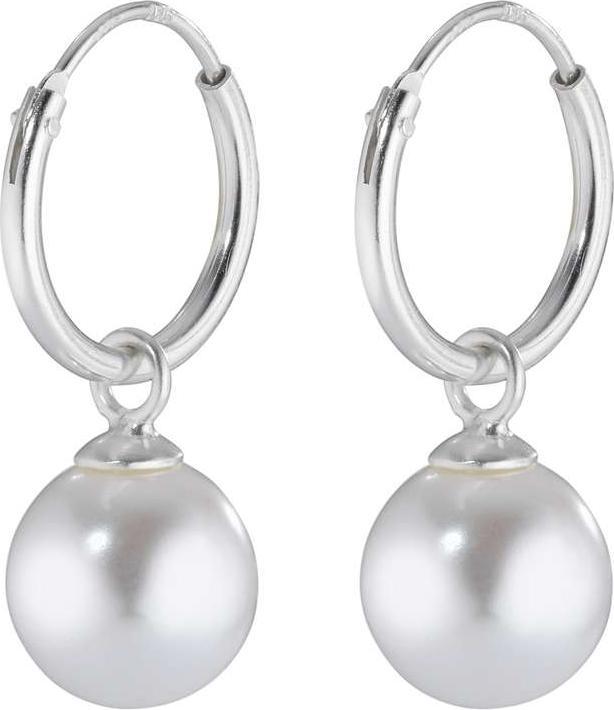 Produktbild Bijouteria Creolen (Silber 925, Synthetische Perle)