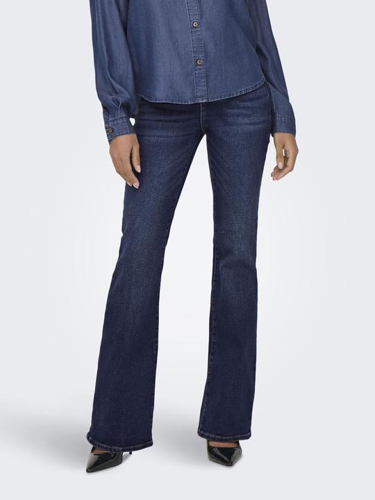Produktbild Only ONLHENNI Hohe Taille Ausgestellt Jeans Schlaghosen-Jeans (30)