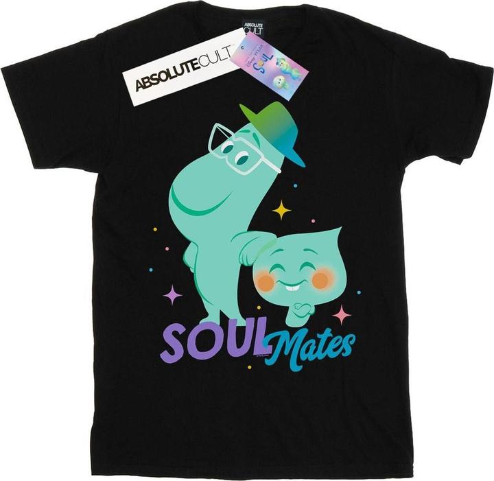 Actual product image Disney Womens/Ladies Soul Joe And 22 Soulmates Cotton Boyfriend T-Shirt (M)