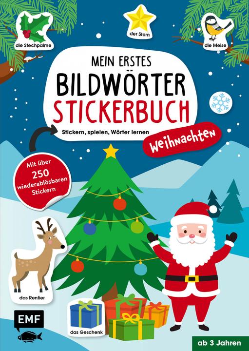 Produktbild Mein erstes Bildwörter-Stickerbuch – Weihnachten