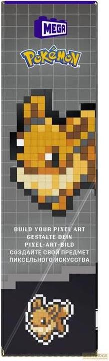 Actual product image MEGA Pokémon Evoli Pixel Art
