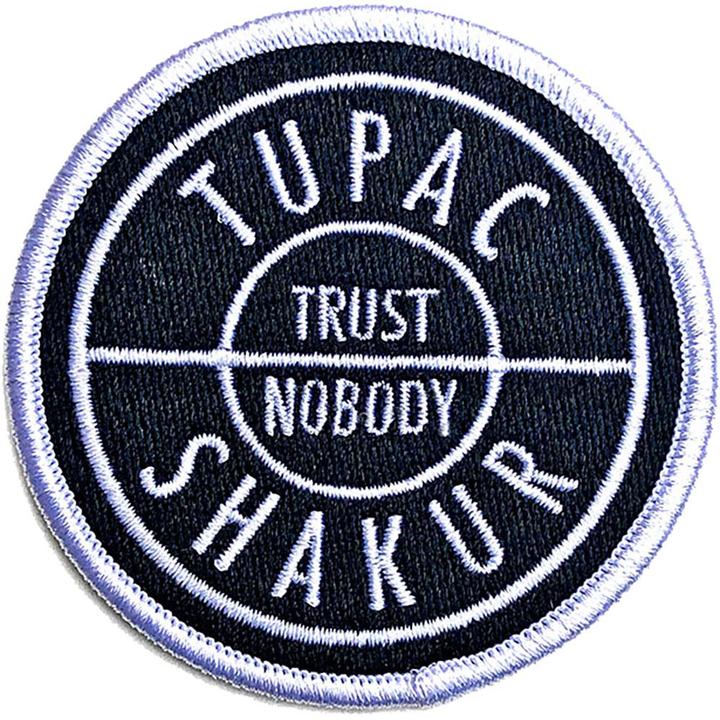 Tupac Shakur Trust Nobody Standard Iron On Patch
