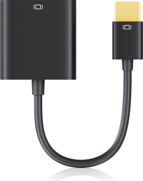 Immagine prodotto CSL Adattatore audio e video da HDMI a VGA, jack da 3,5 mm, 10 cm, cavo convertitore 1080p, da digitale (VGA, 20 cm)