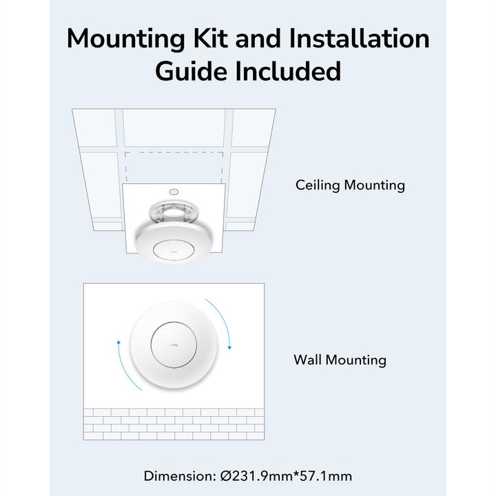 Produktbild Cudy AP1300 Gigabit AC1200 Access Point (867 Mbit/s)