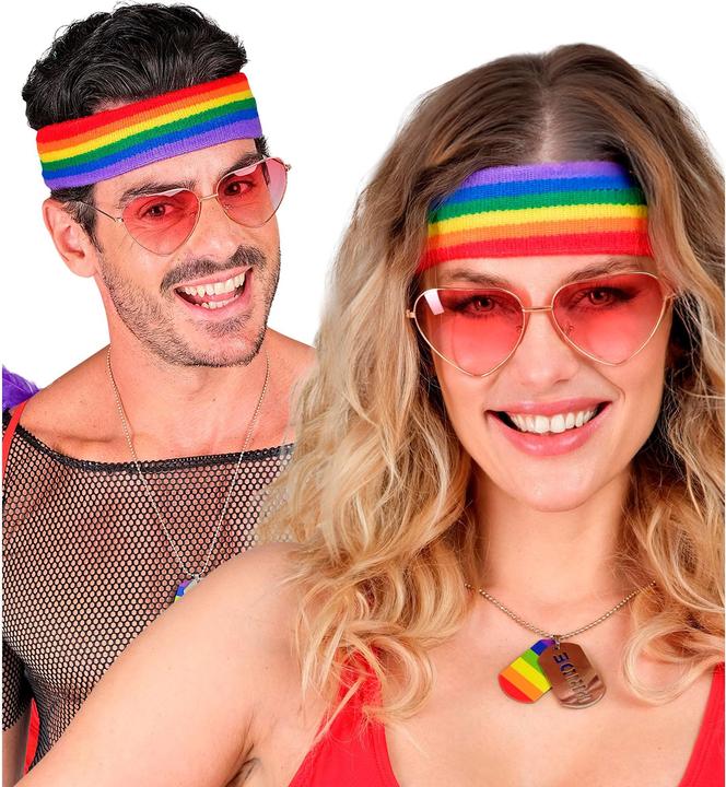 Image du produit Widmann Lunettes coeur avec verres rouges